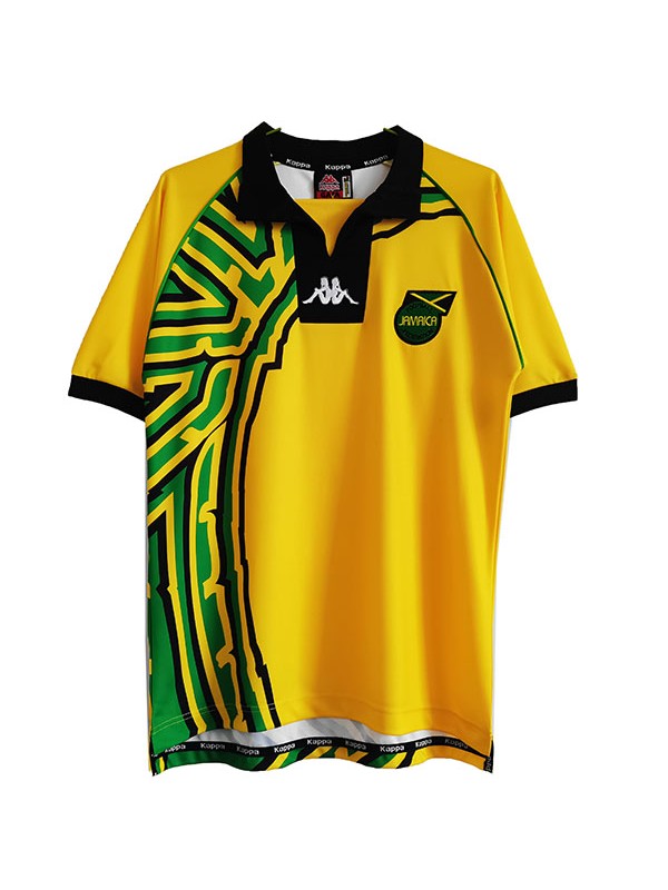 Jamaica home retro jersey men's first sportswear football tops sport soccer shirt 1998